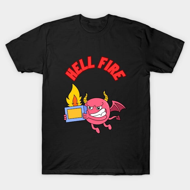 hell fire T-Shirt by Ledos